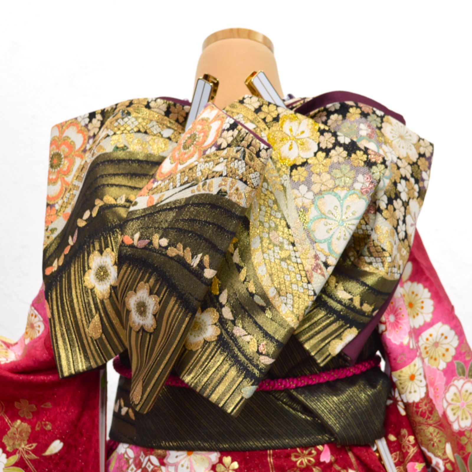 優しいくすみブルー♡振袖フルセット　成人式前撮り謝恩会結婚式　長襦袢ご希望の方に 優しいくすみブルー♡振袖フルセット 成人式前撮り謝恩会結婚式 長襦袢