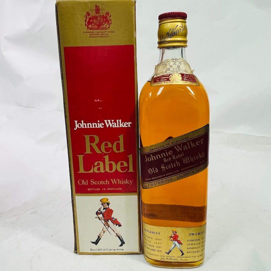 未成年の飲酒は法律で禁じられています ジョニーウォーカー 赤 特級コールドベック 43度 760ml スコッチウイスキー 古酒