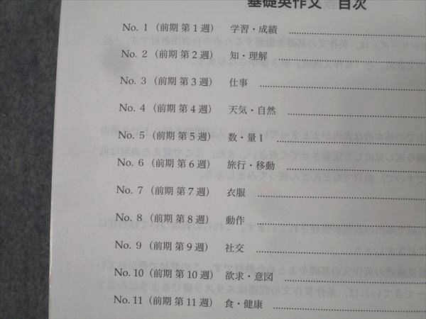鉄緑会 高3英語 英作文確認シリーズ テキスト【書き込み無し