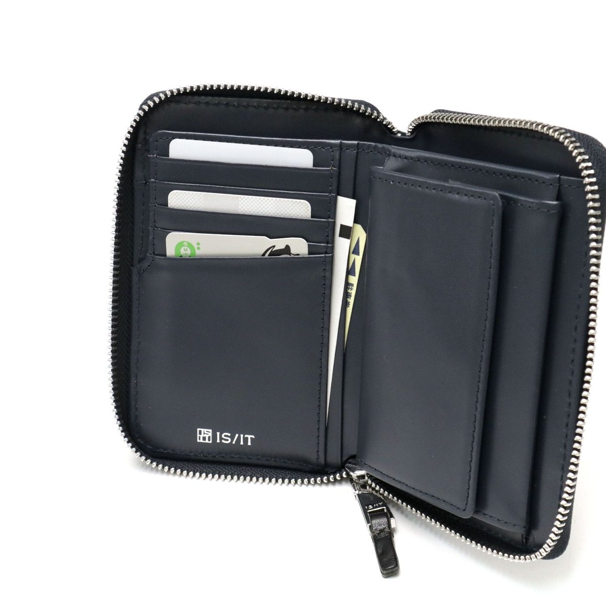IS/IT 財布 メンズ 二つ折り イズイット 本革 ブランド ラウンド