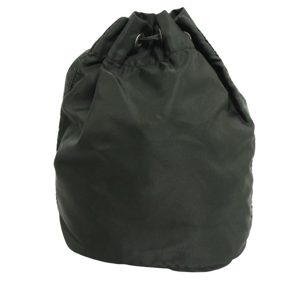 人気】プラダ PRADA 巾着バッグ ミニポーチ TESSUTO NYLON LOGO 三角