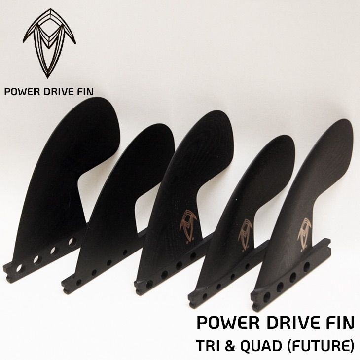 POWER DRIVE FIN TRI QUAD 5FINS FUTURE フィンマニア必見 パワードライブフィン トライクアッド 5フィン フューチャープラグ