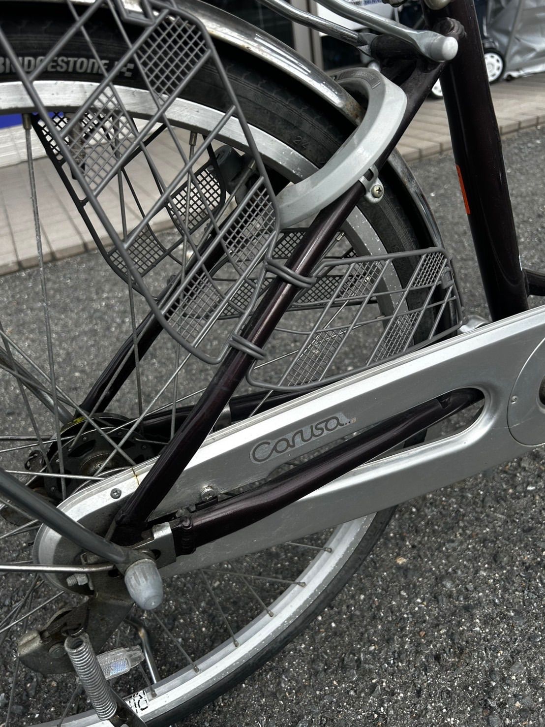 摂津市引き取り ブリヂストン 自転車 カルーサ CR40T1 ママチャリ BRIDGESTONE カゴ付き USTAUSTRALIA_COM_AU