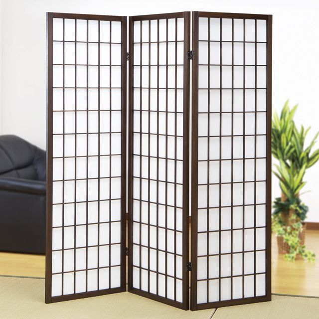 障子風スクリーン 高さ148 5 cmタイプ 3連 パーテーション 目隠し ジャパンディ