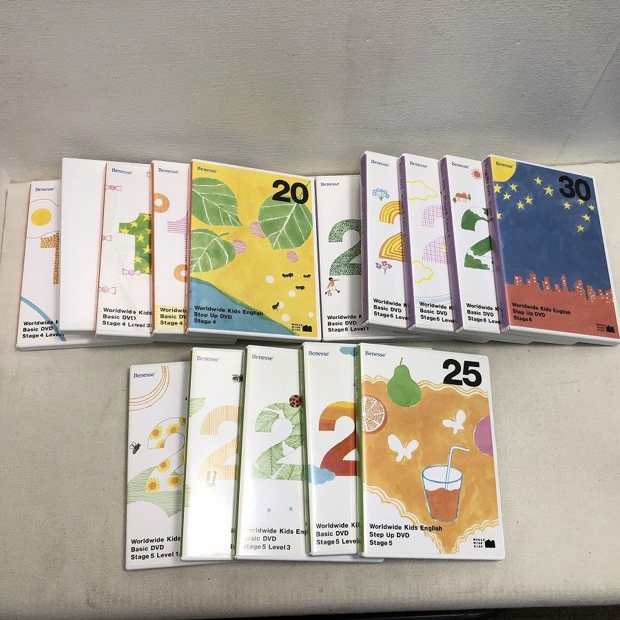 Benesse ベネッセ Worldwide Kids English DVD 30本セット