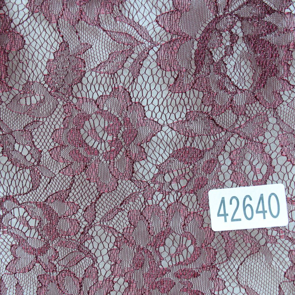 振袖 レース振袖 着物 単品 合繊 仕立て上がり 総レース ワインレッド 成人式 結婚式 結納 NO42640