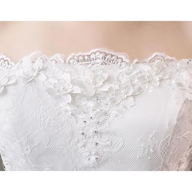 ショート丈 結婚式ドレス