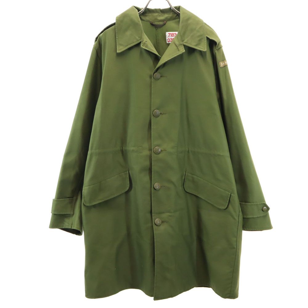 デンマーク軍 70s ヴィンテージ ミリタリーコート カーキ DANISH ARMY