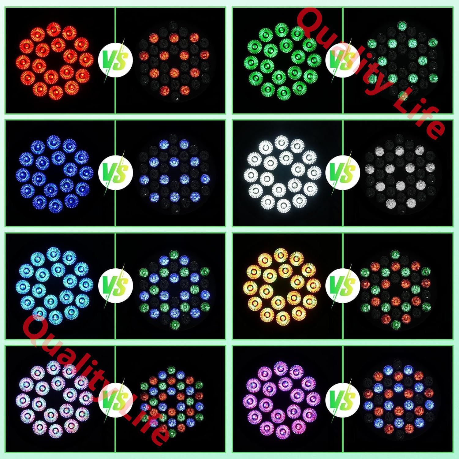 業界最安値に挑戦！！ 10Wx18 LED ステージライト パーライト ディスコライト舞台照明ランプ 上り式 音声起動 RGBW ストロボ調光 おしゃれ DMX多色変更 カラオケ|結婚式|ディスコ|演出|舞台|パーティー|クラブ