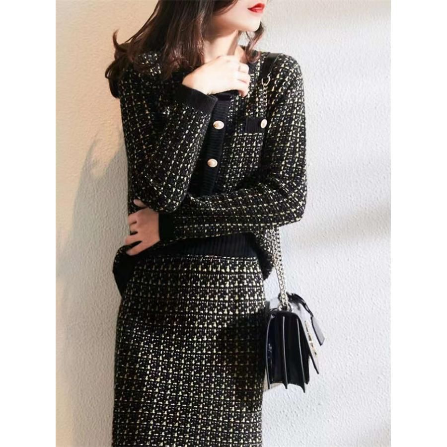 極美品 mason's ツイード チェスターコート ネイビー M