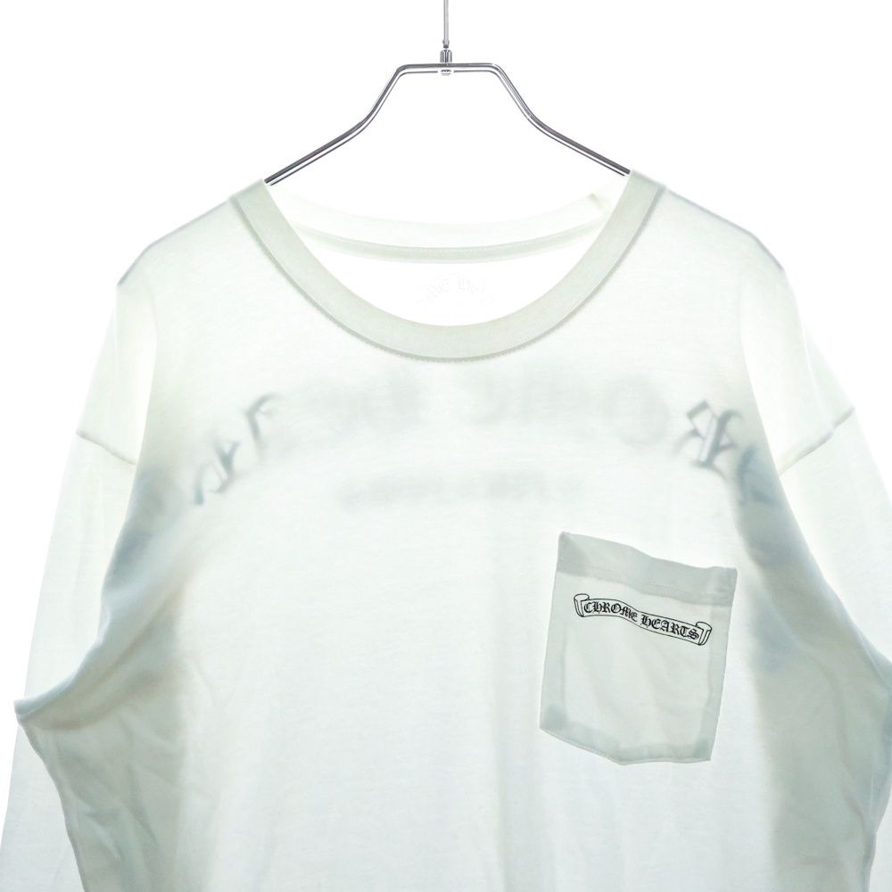 美品 クロムハーツ Fuck You chクロス ロングスリーブ Tシャツ正規品 CHROME HEARTS クロムハーツ CH SCROLL LABEL FUCKYOU L/S /1