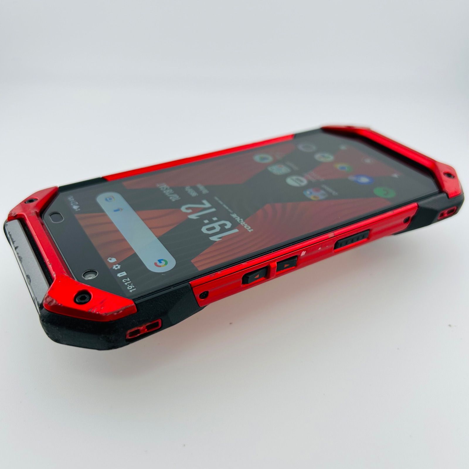 今季人気沸騰。 バッテリー良好 TORQUE 5G 128GB レッド SIMフリー simロック解除済 白ロム 本体 動作 済 最短 G2-268