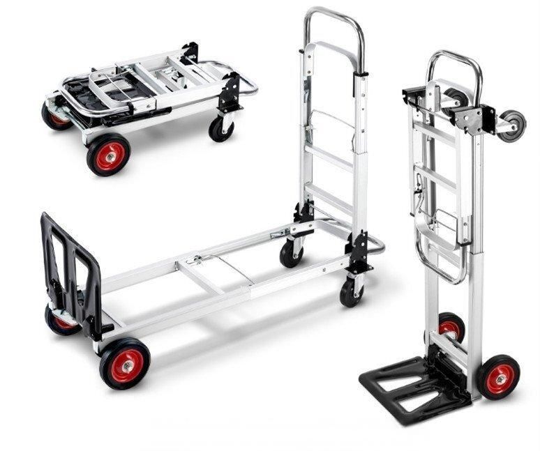キャリーカート 台車 軽量 2way 荷車 折りたたみ アルミ合金