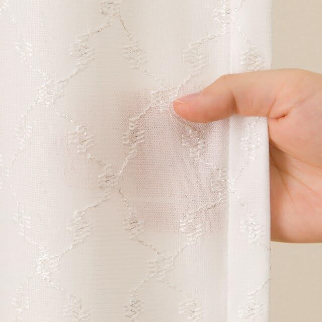 新品 ニトリ デコホーム 遮熱 遮像 レースカーテン DH73 100X176cm 2枚入り NITORI 5734397