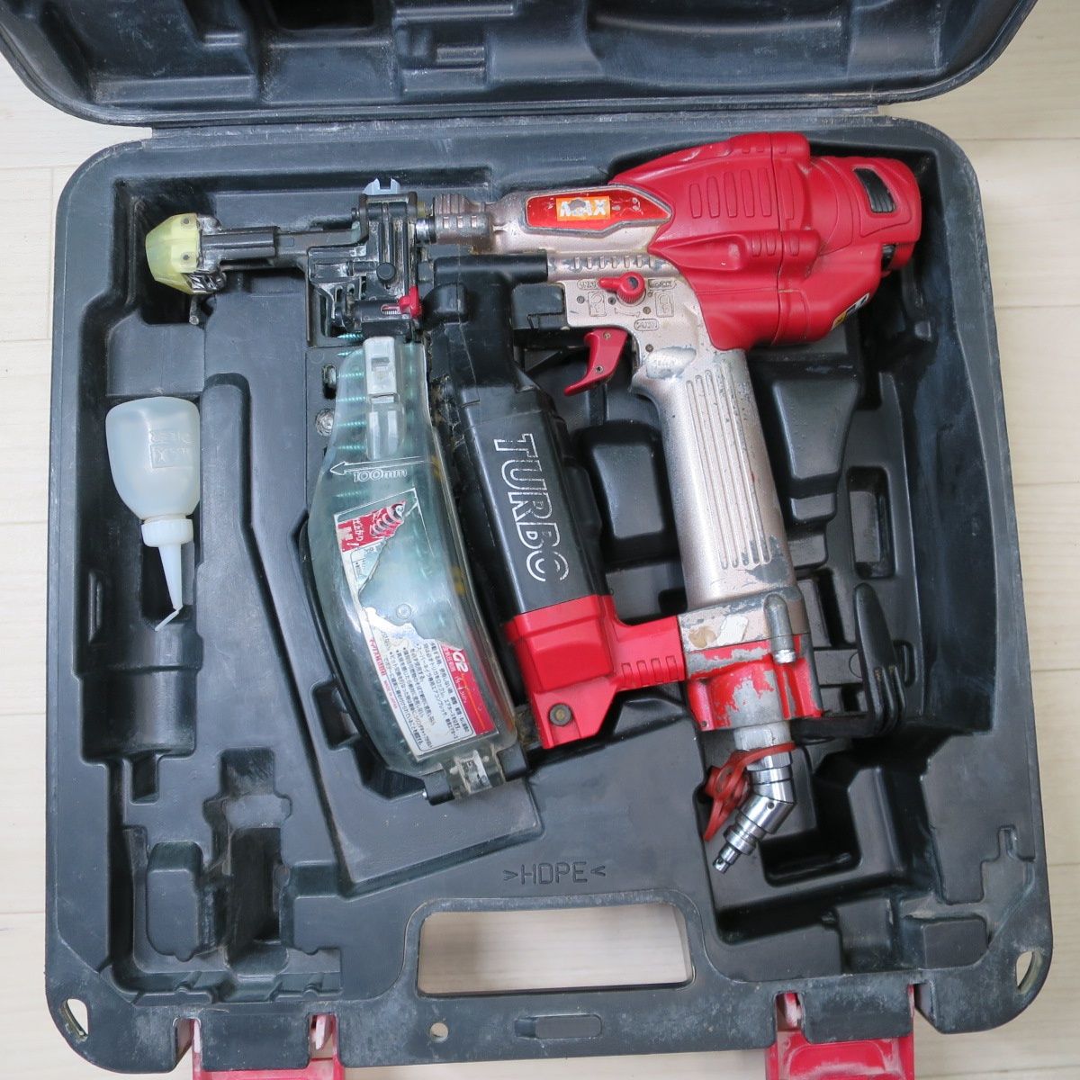 送料無料 MAX マックス ねじ 打機 ターボ ドライバ HV-R41G2 エアー ツール 工具 ネジ 打ち機 釘打機 釘打ち機