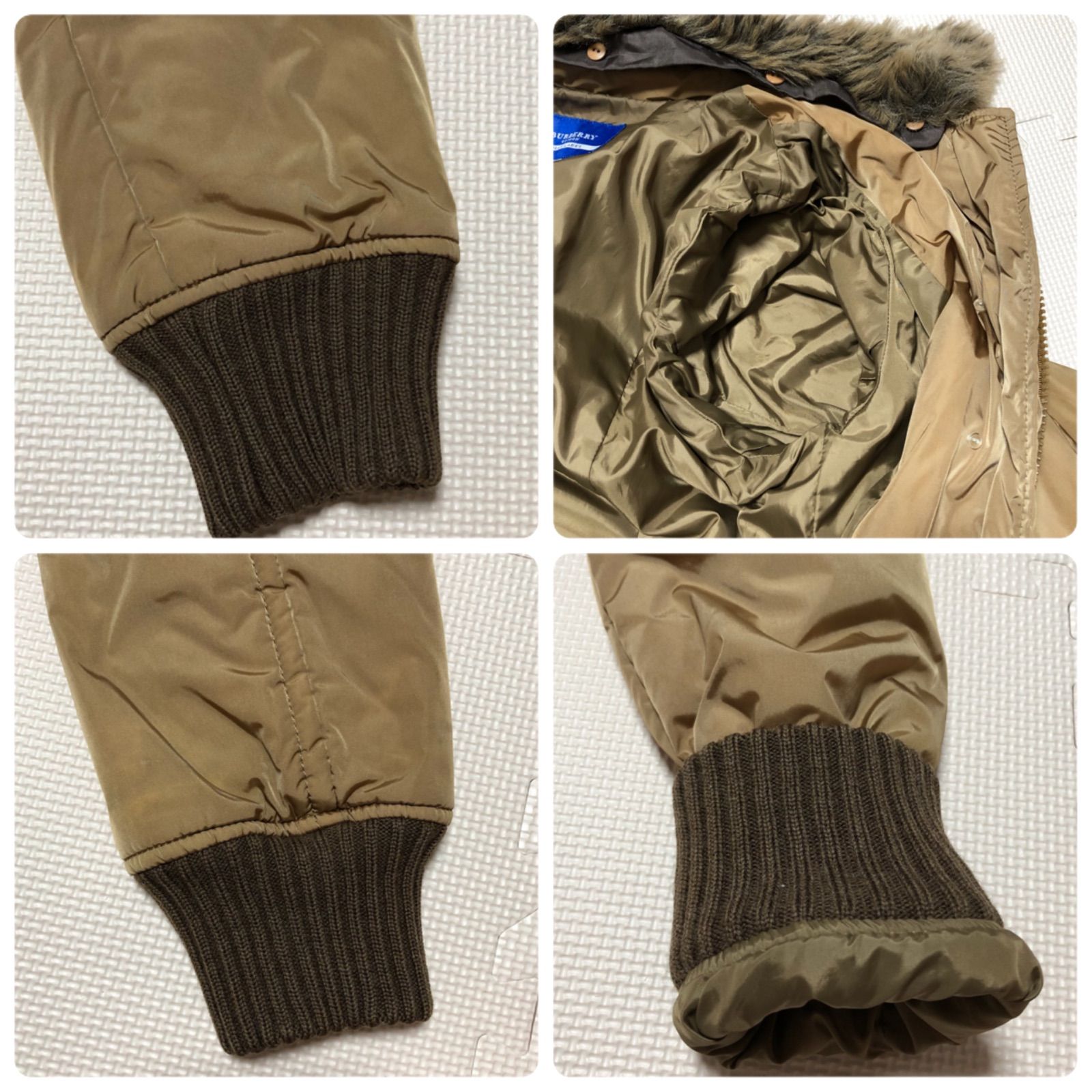 □極美品□希少□BURBERRY BLUE LABEL バーバリーブルーレーベル N-3B 
