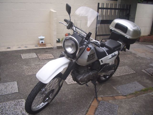 ジェベル250XC ジェベル200 汎用大型スクリーン バイザー シールド
