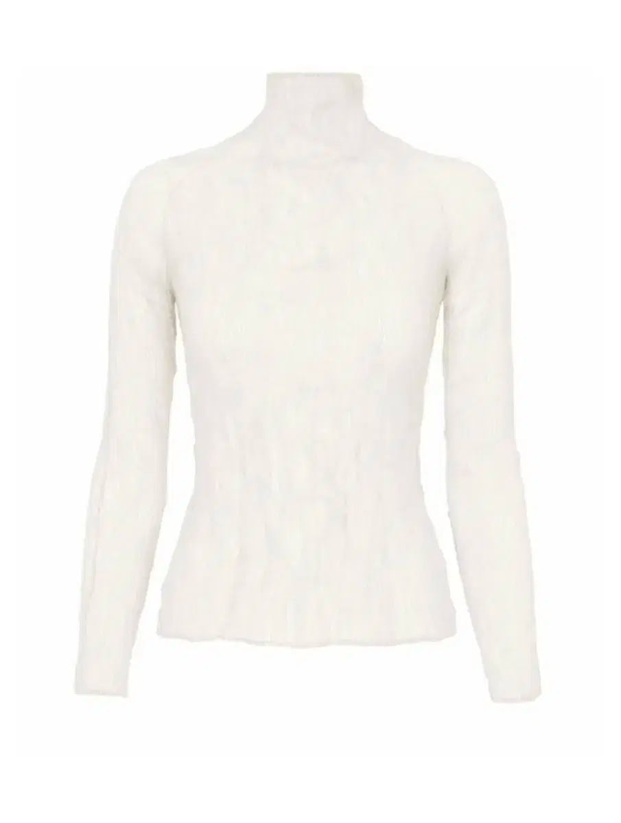 ISSEY MIYAKE イッセイミヤケ シフォン トップス 白 2