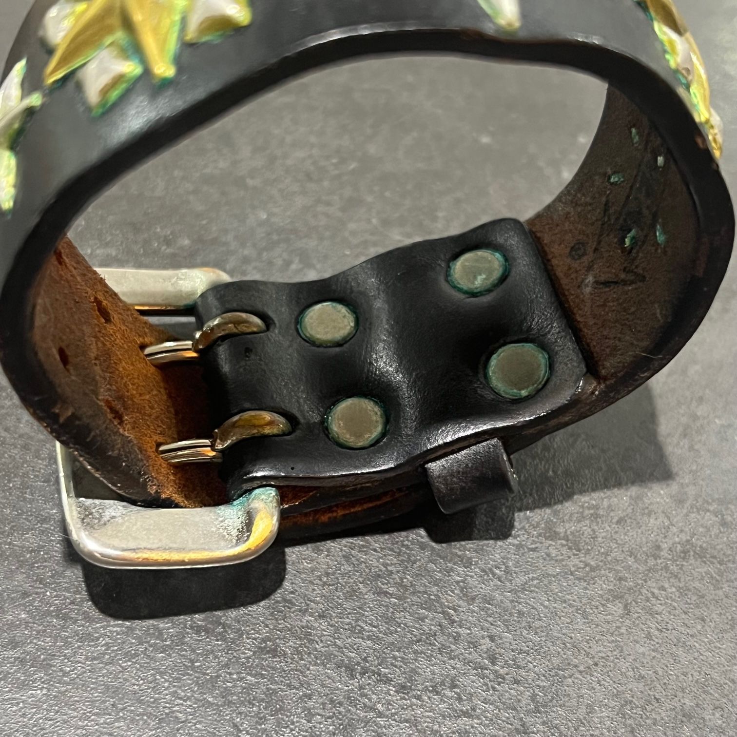 定価44000円 WACKO MARIA × WOLF'S HEAD STUDS BANGLE スタッズ