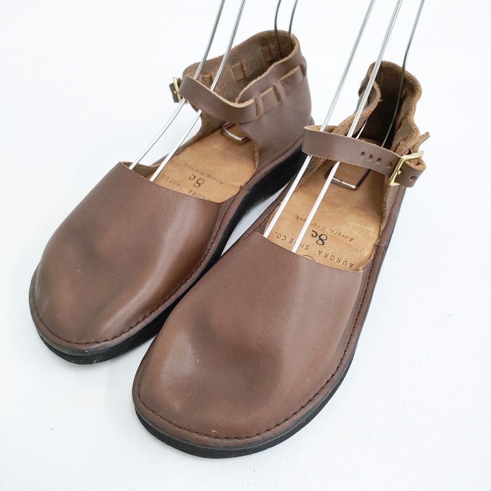 AURORASHOE オーロラシューズ 24 メリージェーン 茶