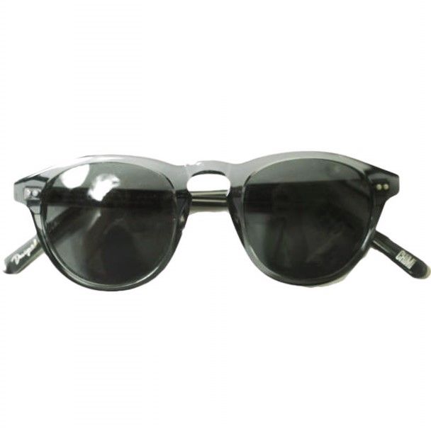 CHiMi チミ #002 GINGER ウェリントンサングラス Clear Black/Black 46 
