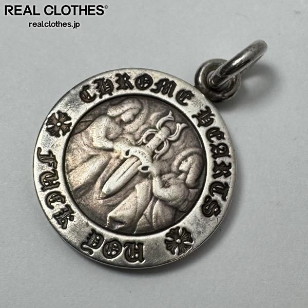CHROME HEARTS　クロムハーツエンジェルメダル　FUCKYOU 中古品】 クロムハーツ ◇ エンジェルメダル V1 Fuck you チャーム