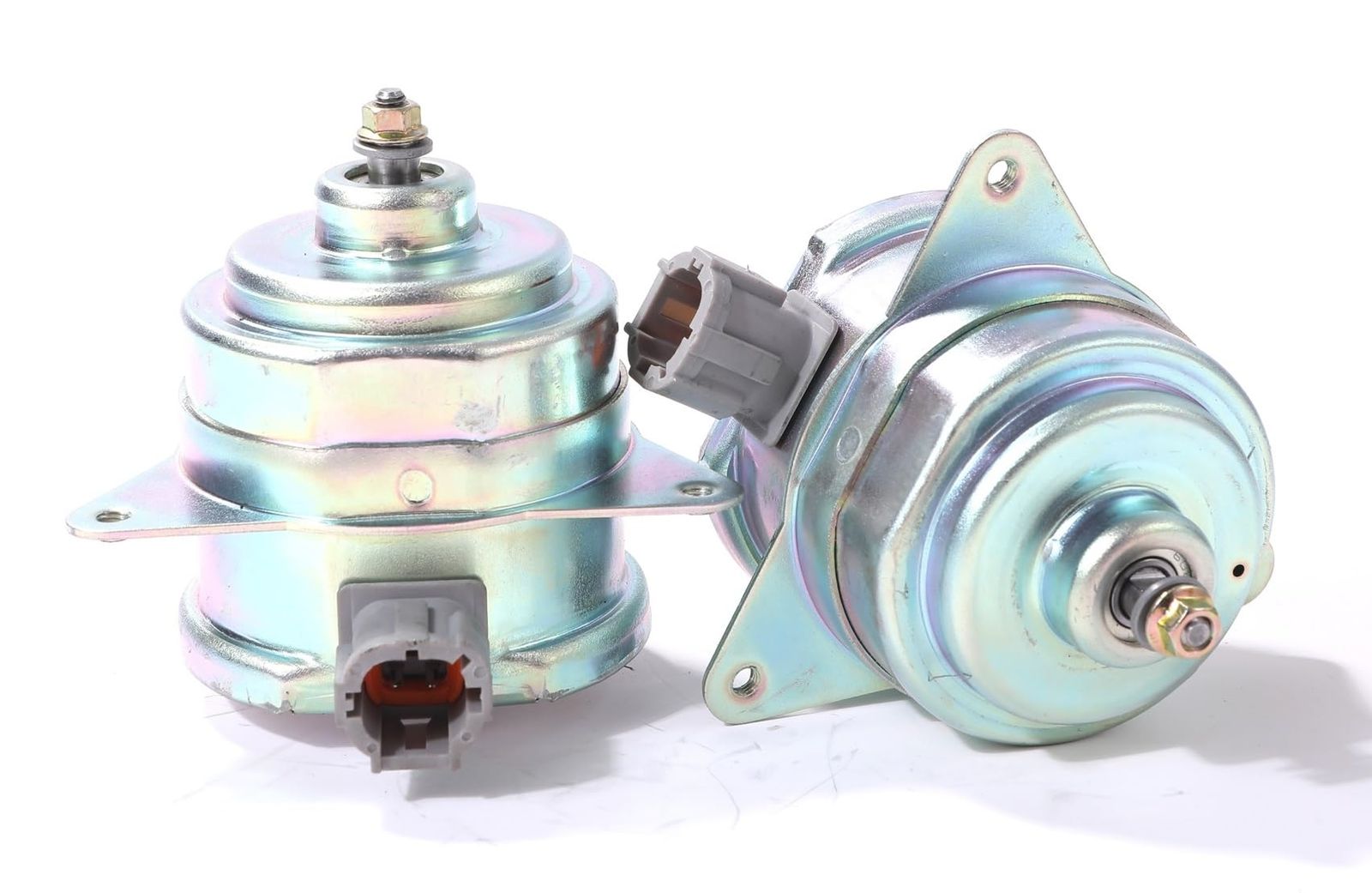 日産 用 ラジエーター ラジエター 電動 ファン モーター 左右共通 マーチ K11 21487-5L700 セレナ エクストレイル シルビア スカイライン ウイングロード ルネッサ 等 汎用 社外品 (2個セット) [2個セット]