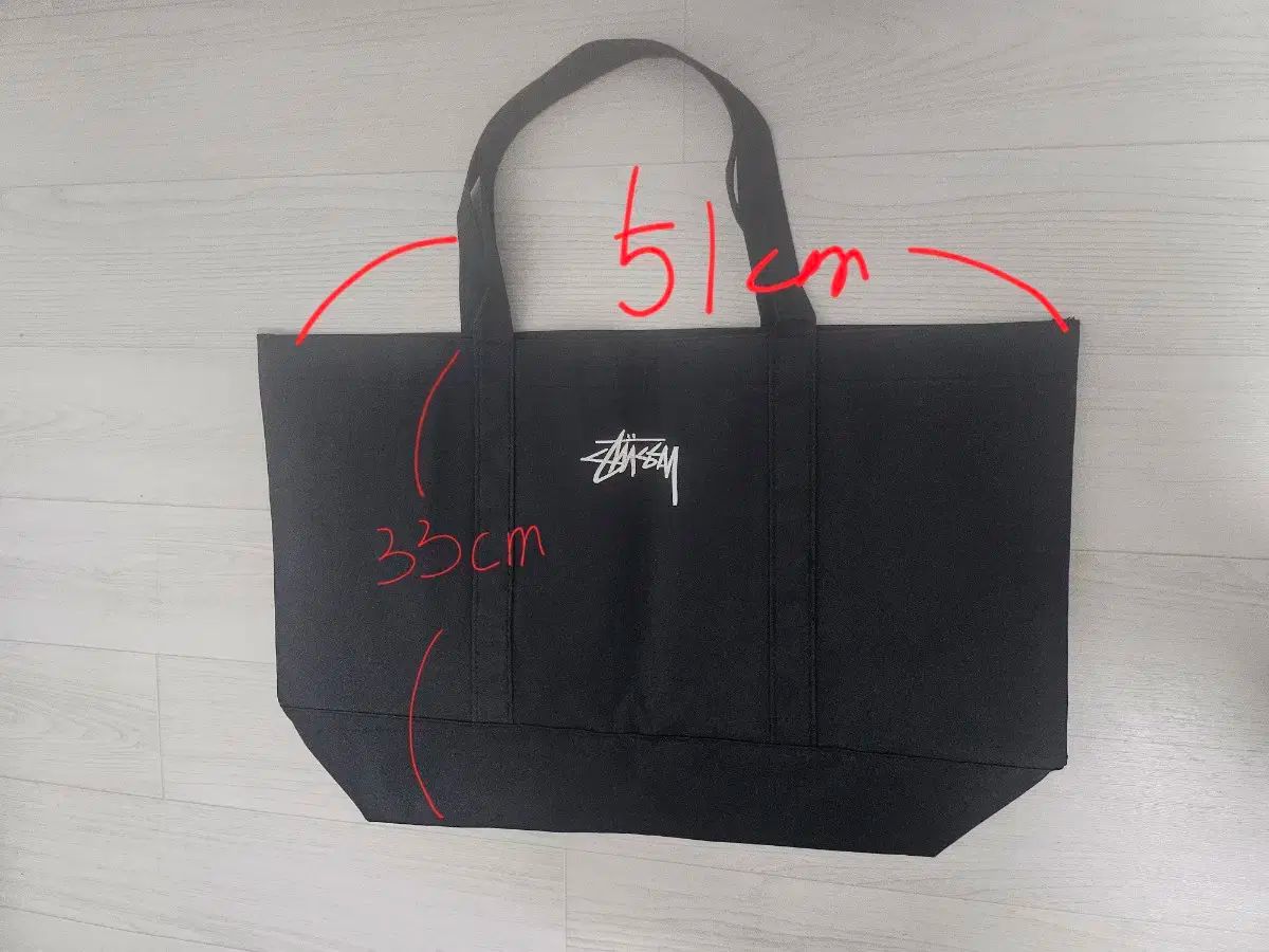 Stussy ブラック トートバッグ Stussy ブラック ショルダー&トートバッグ - メルカリ