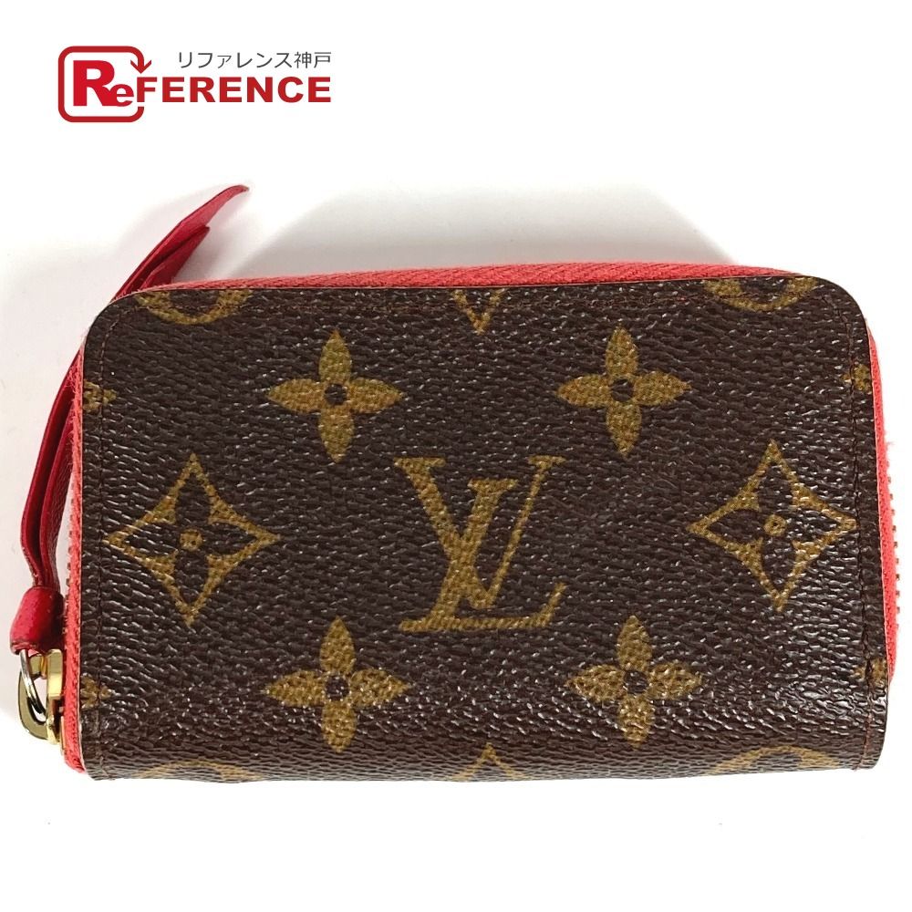 LOUIS VUITTON ルイヴィトン カードケース ミュルティカルト M61540 モノグラムキャンバス ポピーペタル ブラウン
