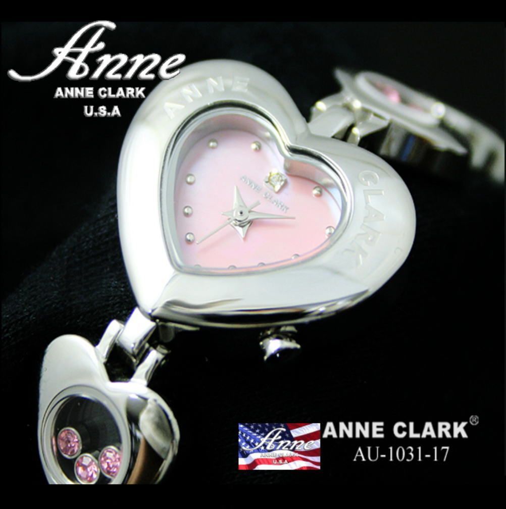 アンクラーク 天然シェル文字盤 天然ダイヤ ダイヤモンド ピンク  