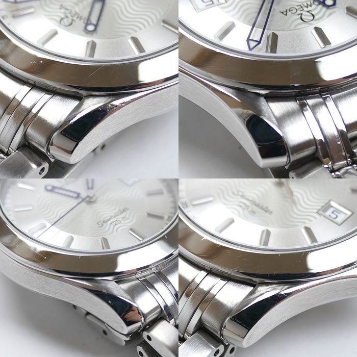 【新品電池】806 オメガ OMEGA シーマスター レディース ホワイト 新品電池】806 オメガ OMEGA シーマスター レディース ホワイト