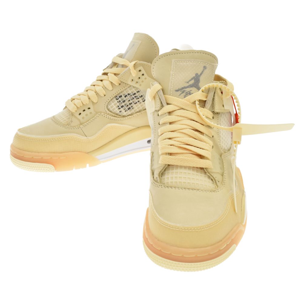 NIKE (ナイキ) ×OFF-WHITE WMNS AIR JORDAN 4 RETRO SP SAIL Aj4 
