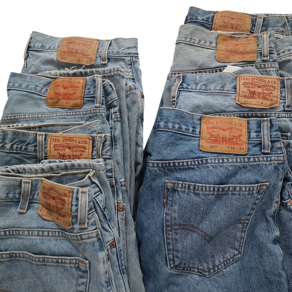 チョビさま5点まとめリーバイス560デニムパンツ古着 Levi's(リーバイス