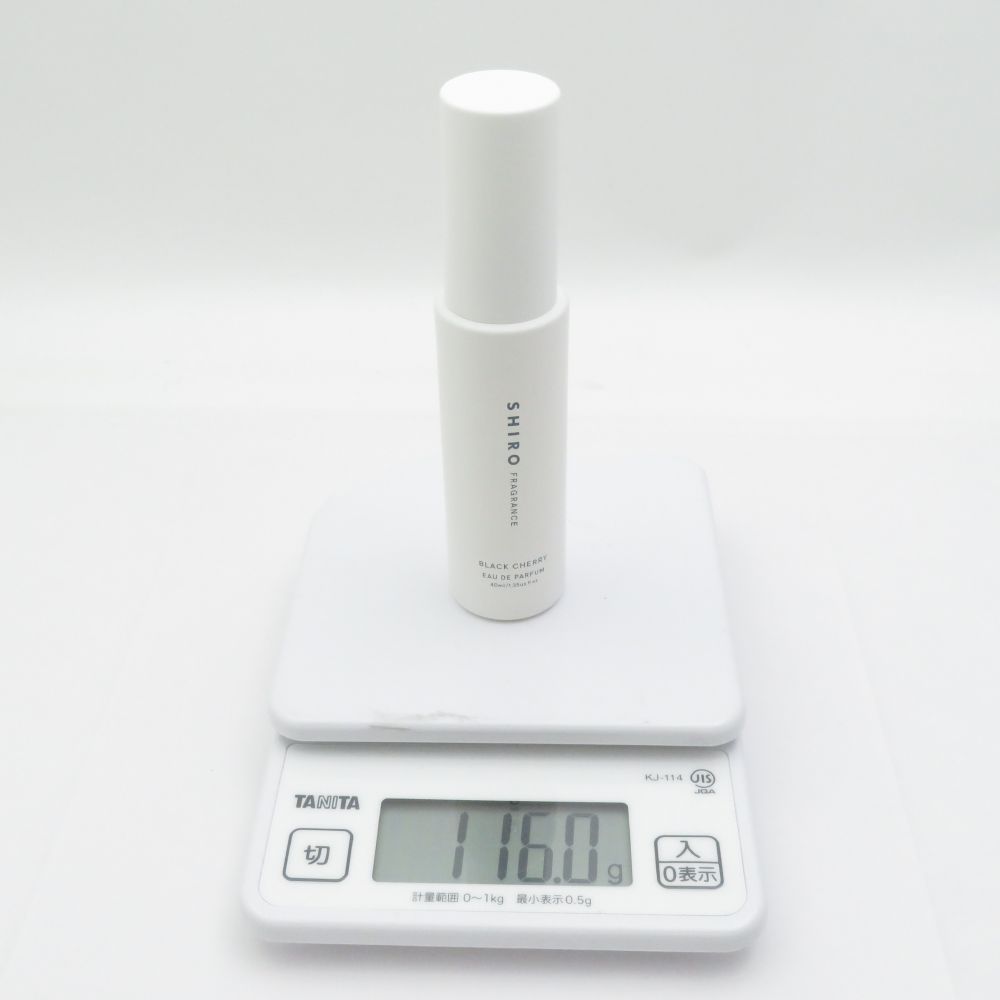 美品 shiro シロ ブラックチェリー 香水 40ml 残量多 オード