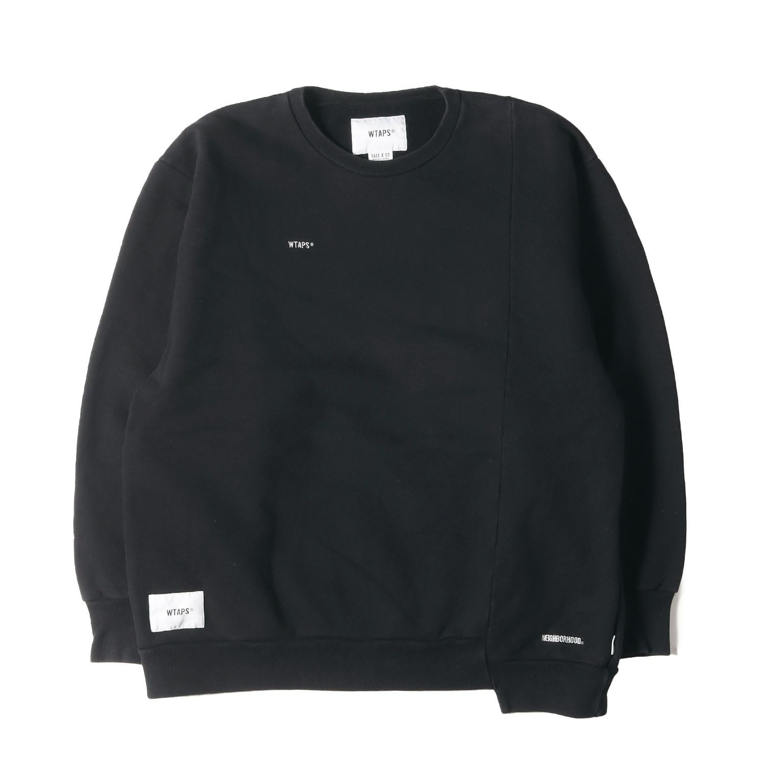 WTAPS ダブルタップス スウェット サイズ:M 初売り限定 NEIGHBORHOOD クロスボーン リッパー スウェットシャツ (RIPPER  CREW NECK) ブラック 黒 トップス トレーナー コラボ【メンズ】 - メルカリ