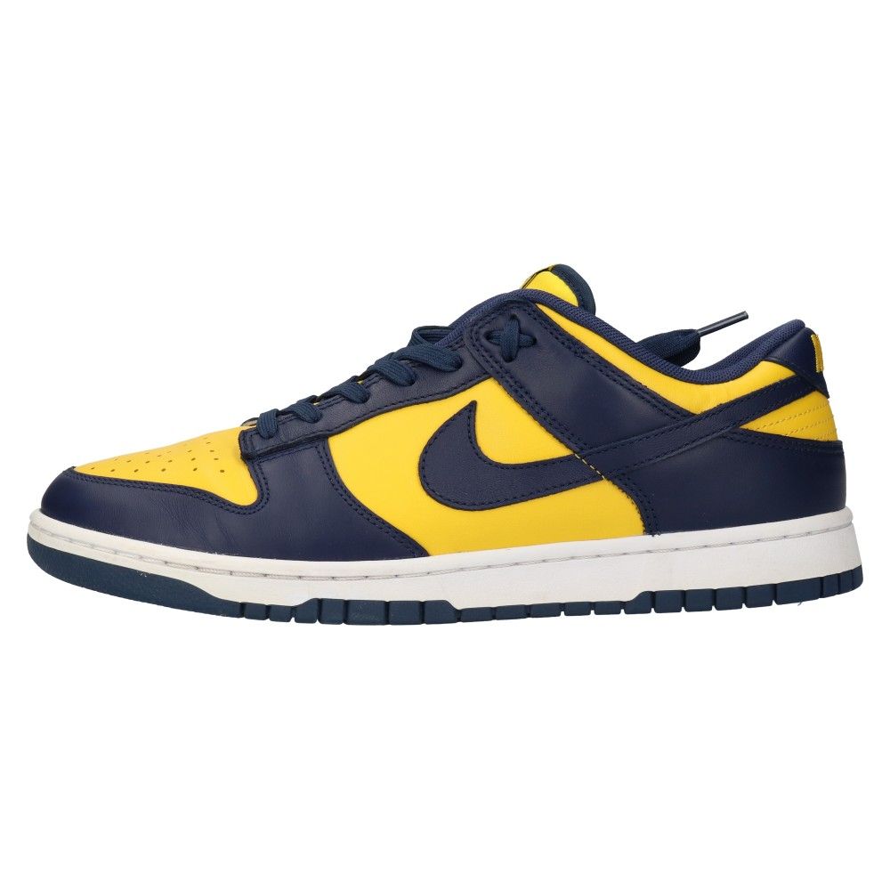 NIKE (ナイキ) DUNK LOW MICHIGAN ダンク ローカットスニーカー ミシガン イエロー/ネイビー US11/29.0cm  DD1391-700 - メルカリ