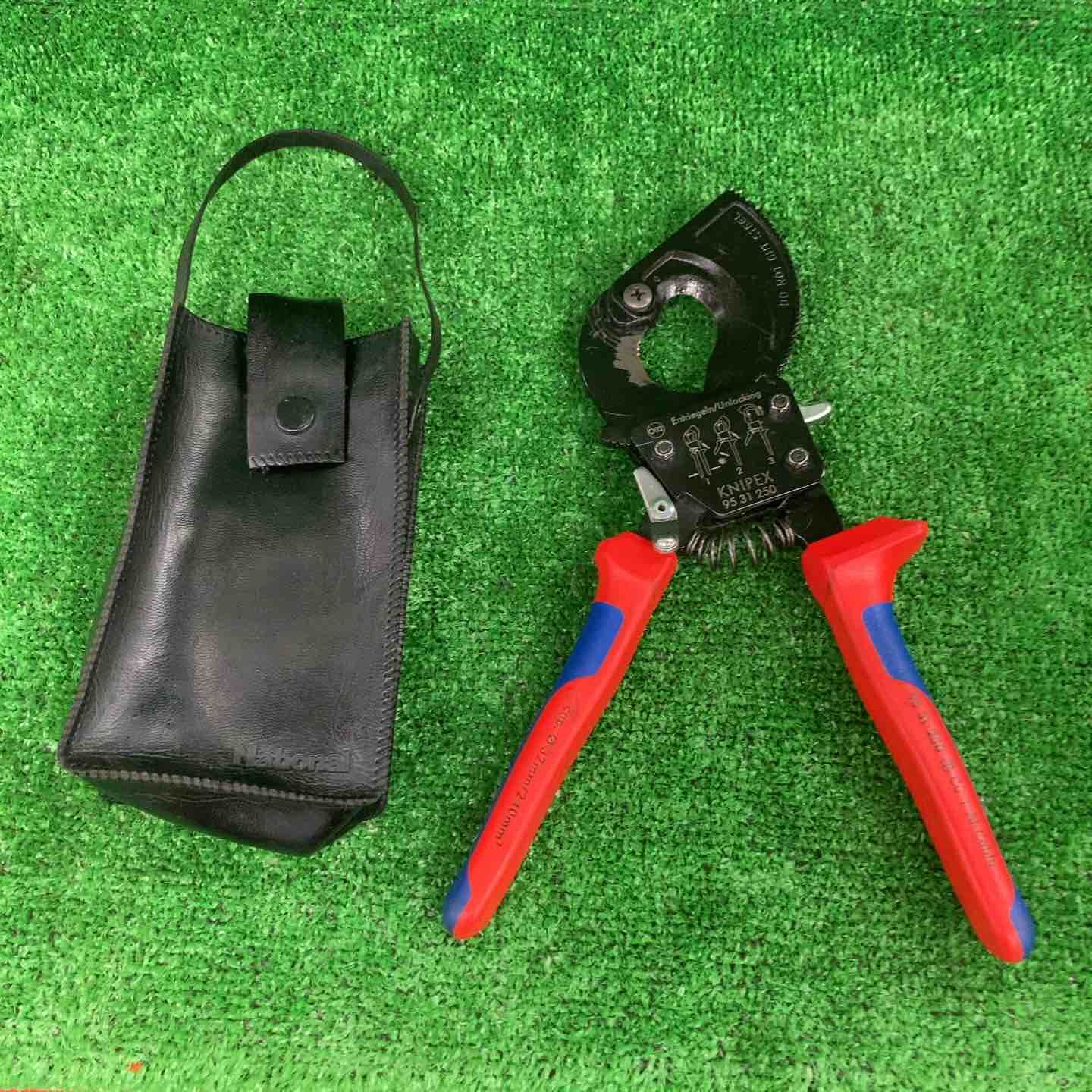 クニペックス ラチェット式 ケーブルカッター 95 31 250