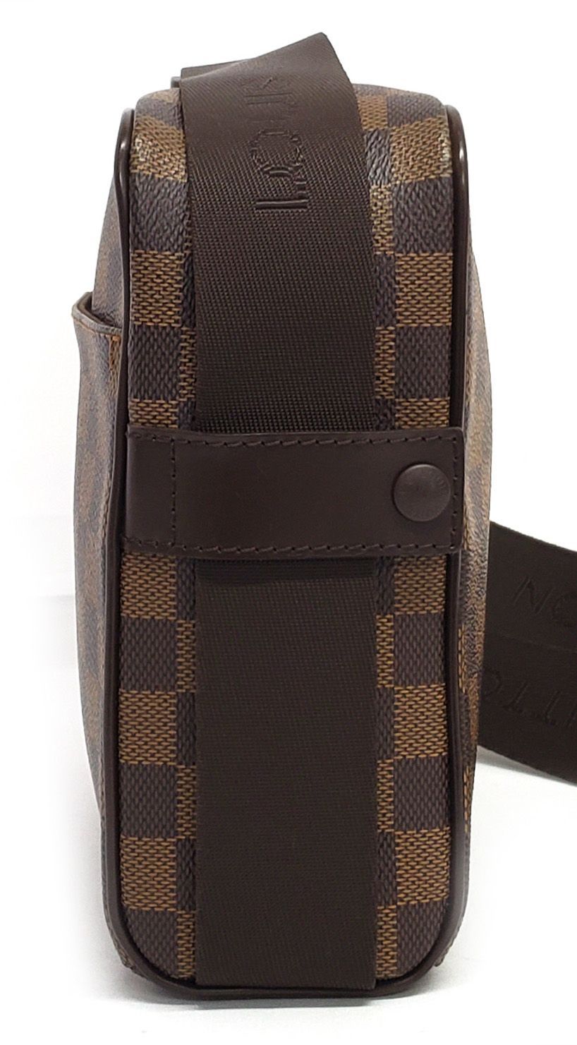 D2055◇ほぼ未使用【ルイヴィトン】ダミエ オラフ PM ショルダーバッグ