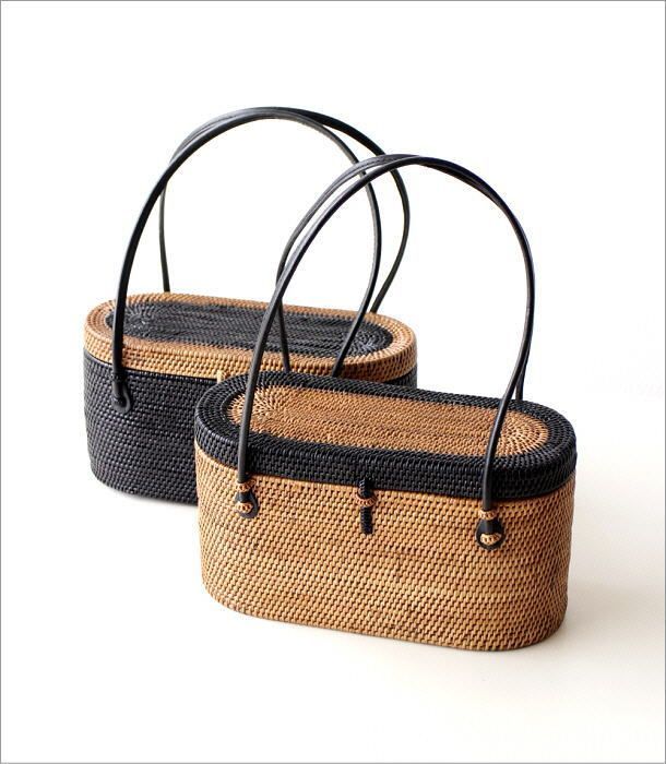 新品　タグ付き　定価39600円　EPOCA カゴバック　持ち手2種類付き アタバッグ スモール 蓋付きハンドバッグ 20X10X9.5【 カゴ