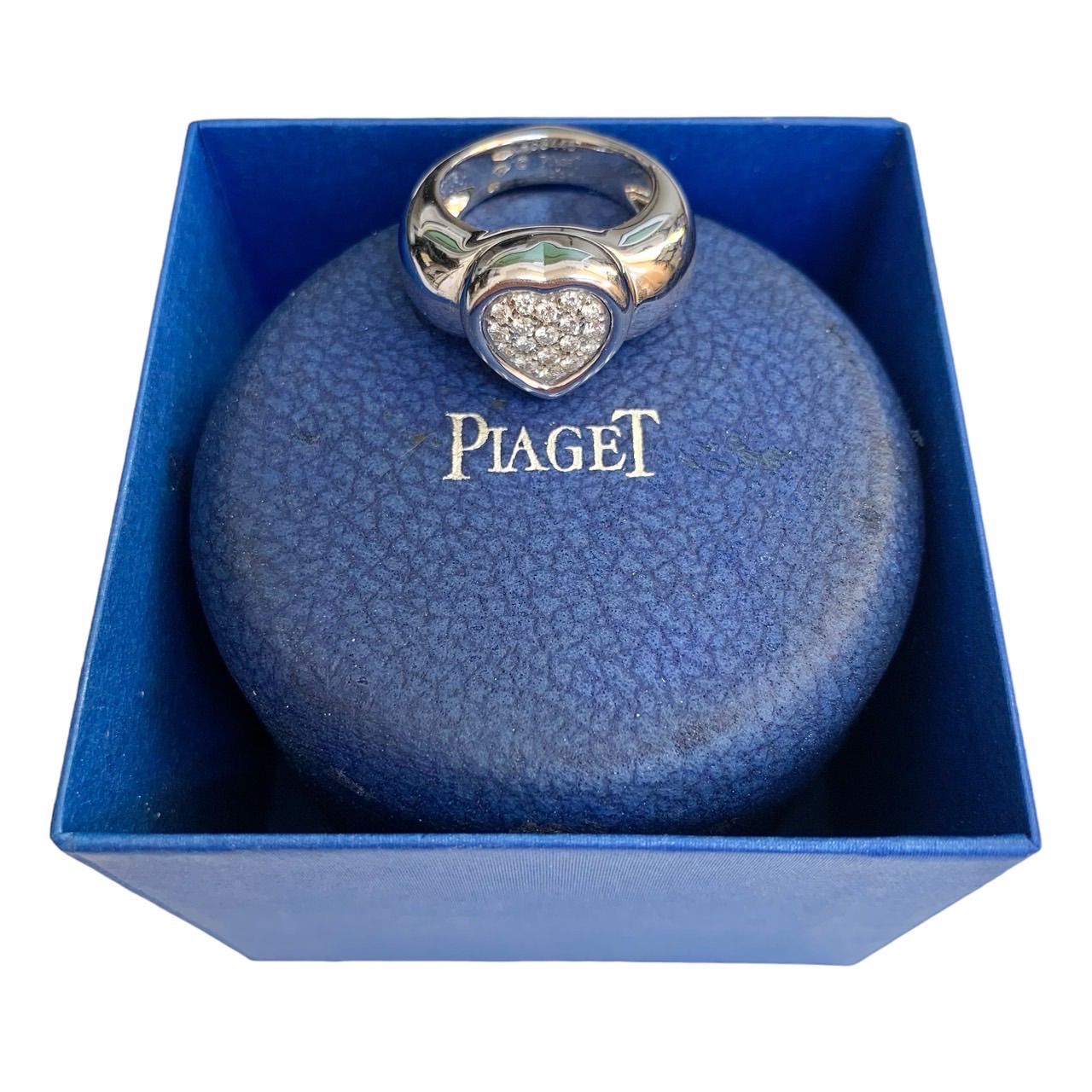 超美品⭐️ピアジェ PIAGET】 ドール ハート ダイヤ リング パヴェダイヤ 指輪 #52 約11.5号 750 K18 WG ダイヤモンド18石  A68◯◯◯ 1997 （AYA） - メルカリ