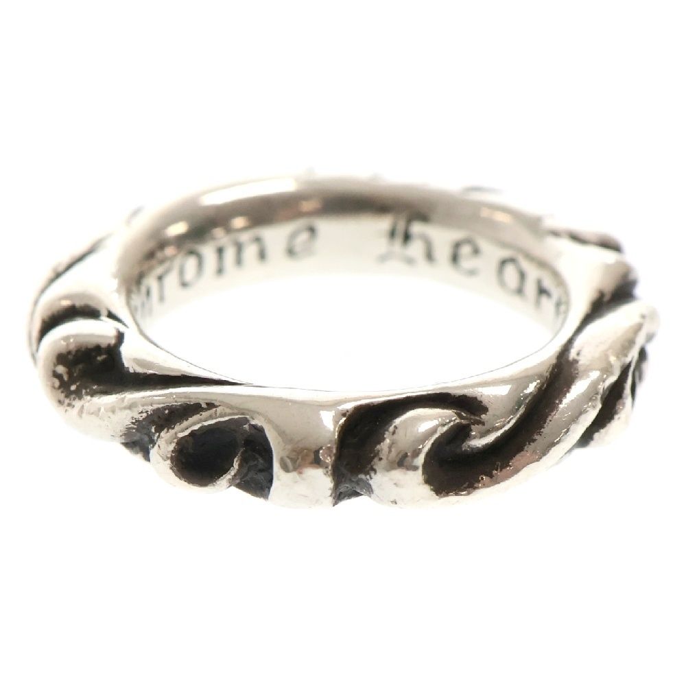 CHROME HEARTS クロムハーツ SCRL BAND スクロールバンド リング シルバー BCA351