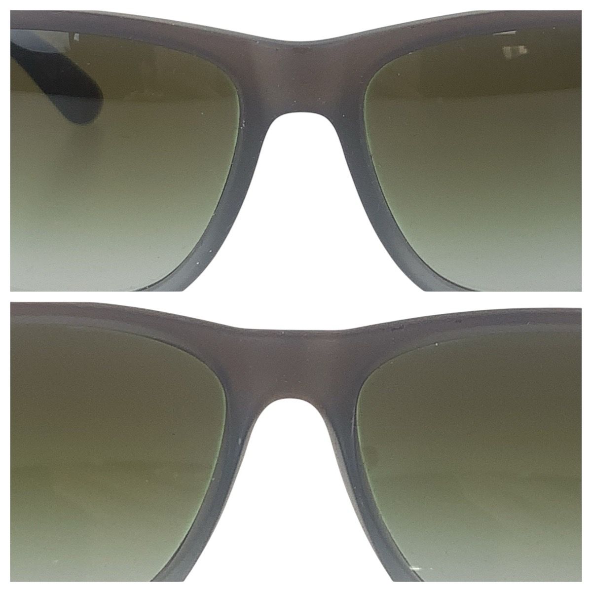 Ray-Ban レイバン JUSTIN グレー シルバー金具 プラスチック 54□16  