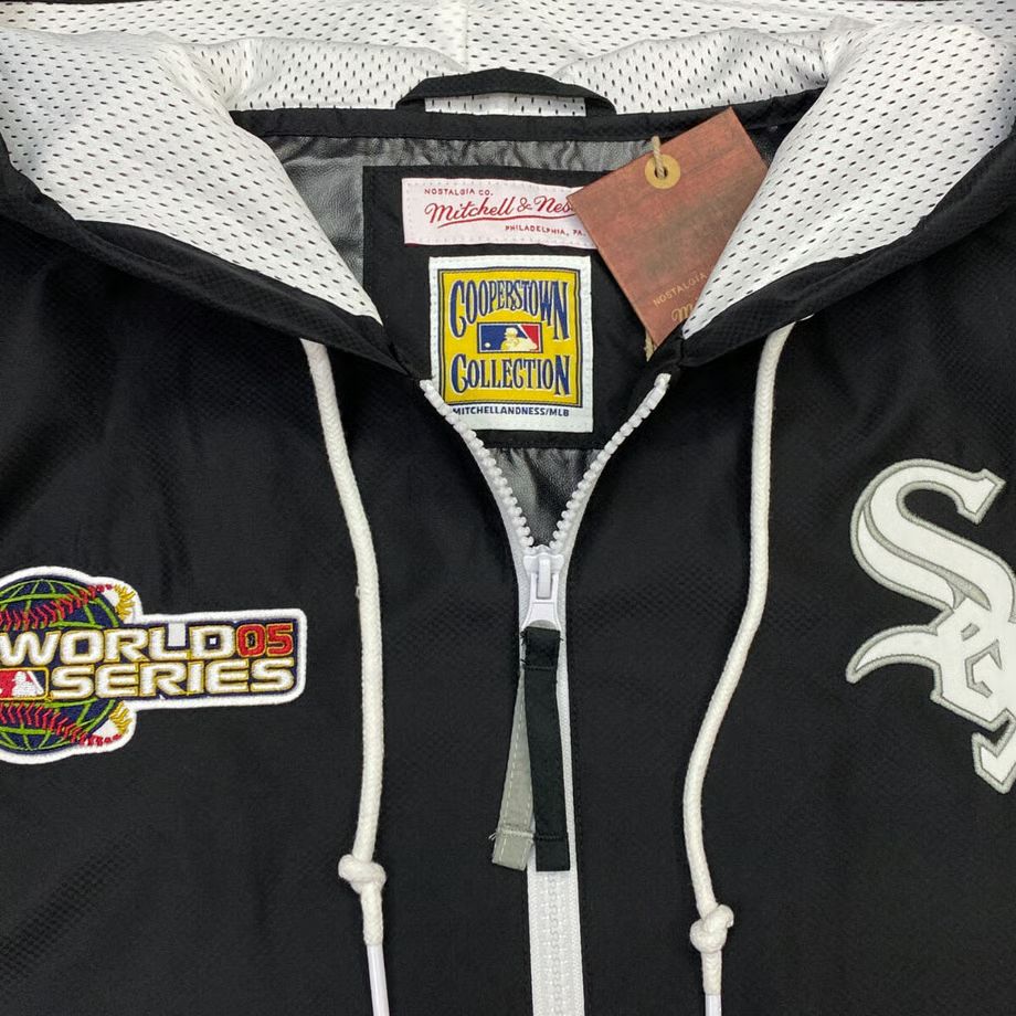 USA限定 Mitchell&Ness MLB シカゴ ホワイトソックス Team Origins ハーフZIP ウィンドブレーカー - メルカリ