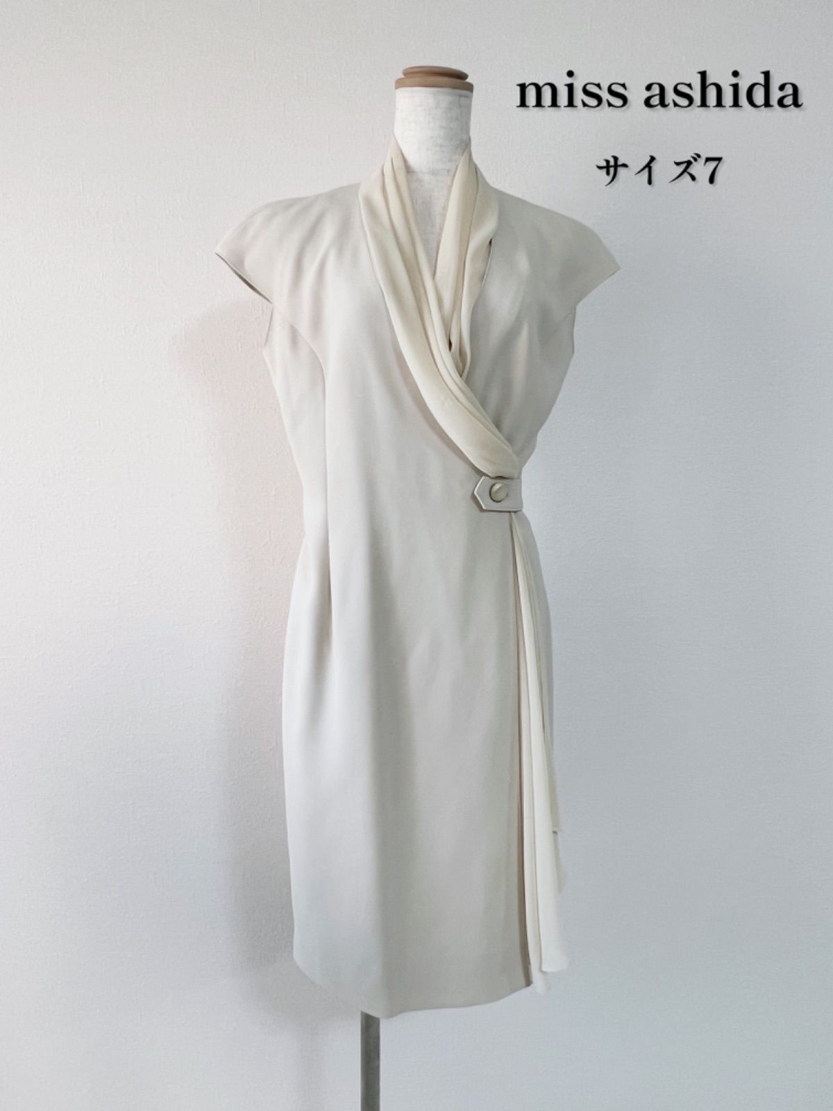 miss ashida ワンピース シフォン付き カシュクール ミスアシダ