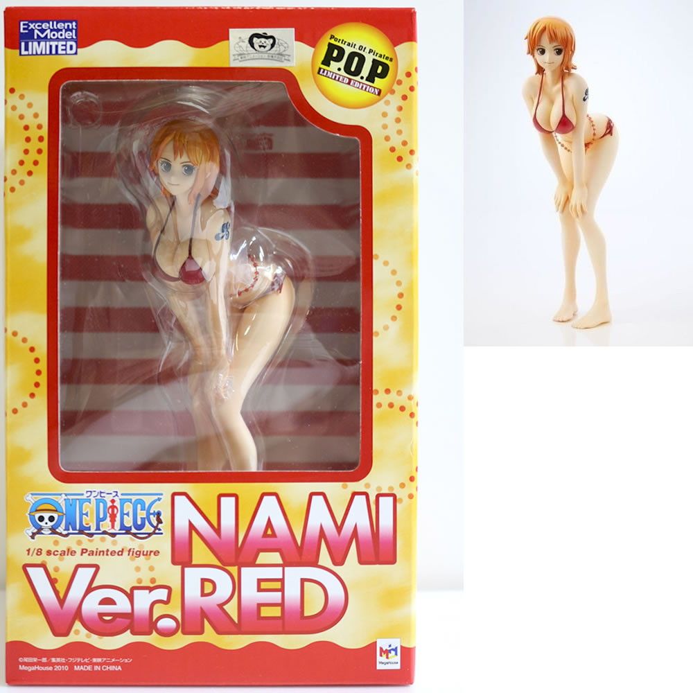 Portrait.Of.Pirates P.O.P LIMITED EDITION ナミ Ver.RED ONE PIECE(ワンピース) 1/8 完成品 フィギュア メガハウス
