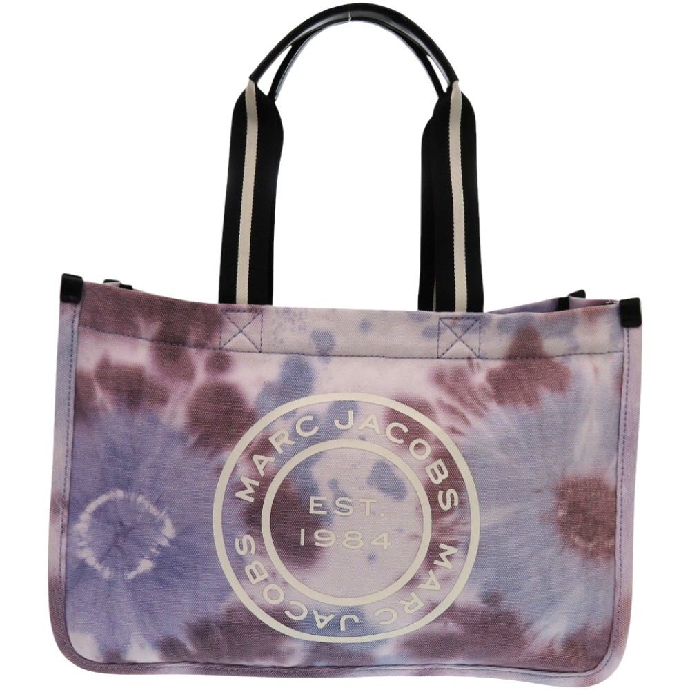 未使用品 マークジェイコブス ロゴ ディスク H013M06PF22 キャンバス パープル 紫 トートバッグ 0601 MARC JACOBS