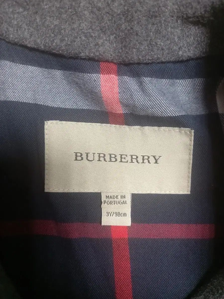 BURBERRY バーバリー キッズ グレー コート 3y
