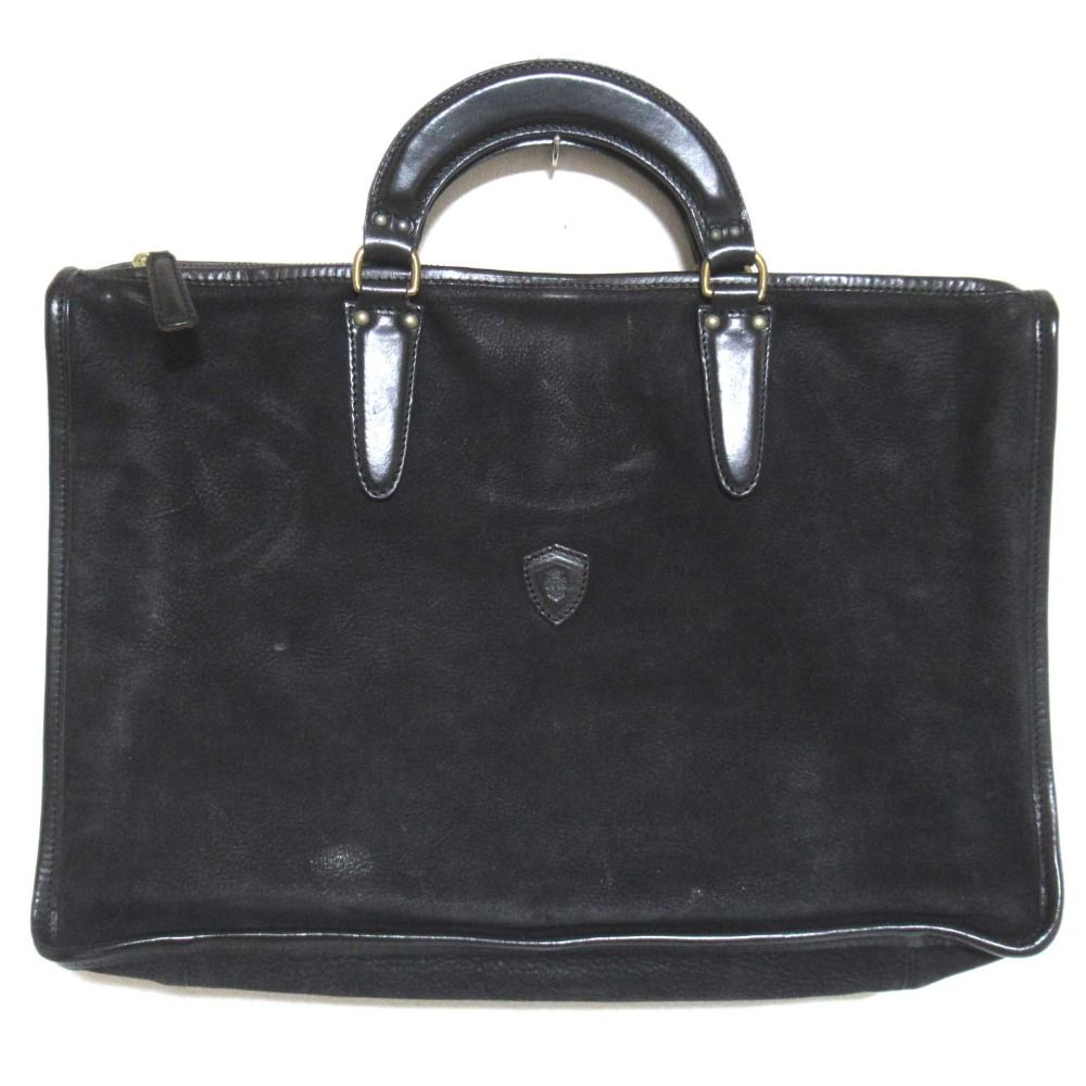Felisi フェリージ 9841 オールレザー ブリーフケース ビジネスバッグ ブラック メンズ 古着