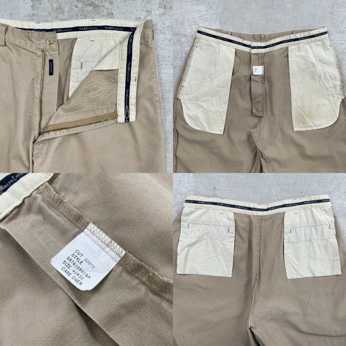 (古着)90s USA製 polo ralph lauren ワイドチノ パンツ 90's POLO by Ralph Lauren Chino Pants IN-TUCK W38 ポロ