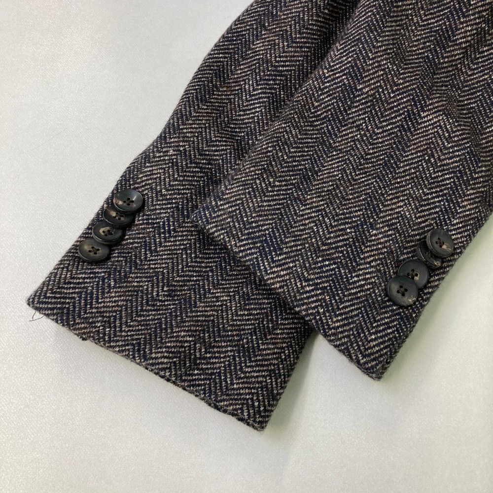 LARDINI ラルディーニ JK420 ジャケット ヘリンボーン ブラウン系 48 